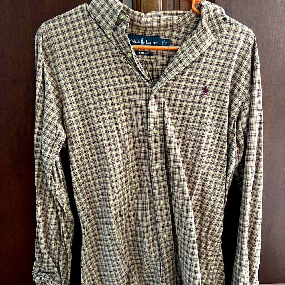 Ralph Lauren Plaid Button Up
